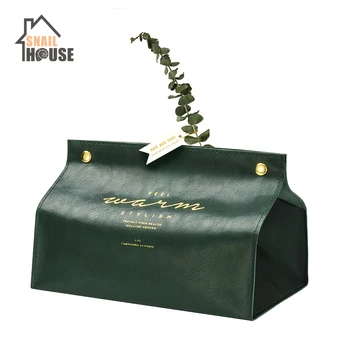 Snailhouse Ins Leather Tissue Cover Living Room Table Paper Drawer Tray Office Thicken Tissue Bag Car Desktop Storage Tissue Box
Snailhouse Ins Leather Tissue Cover Living Room Table Paper Drawer Tray Office Thicken Tissue Bag Car Desktop Storage Tissue Box