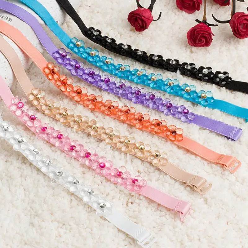 Bra Accessories Shoulder Straps Flower Rhinestone Decoration Invisible Underwear Straps Intimate Accessories Elastic Bra Straps
Bra Accessories Shoulder Straps Flower Rhinestone Decoration Invisible Underwear Straps Intimate Accessories Elastic Bra Straps