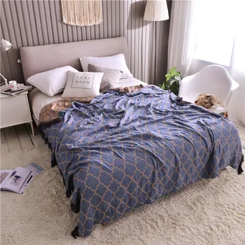Bedspread on The Bed Blanket Throws for Sofa Cover Cotton Tassel Summer Aircondition Quilt Winter Warm Luxury Blankets 150x200cm
Bedspread on The Bed Blanket Throws for Sofa Cover Cotton Tassel Summer Aircondition Quilt Winter Warm Luxury Blankets 150x200cm