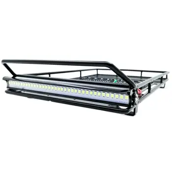 Metal RC Luggage Rack with LED Light for 1/10 RC Tractors Axial Scx10 Traxxas TRX4 D90 D110 Simulation Update Tamiya Parts
Metal RC Luggage Rack with LED Light for 1/10 RC Tractors Axial Scx10 Traxxas TRX4 D90 D110 Simulation Update Tamiya Parts
