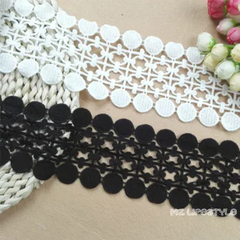 Bilateral symmetrical water soluble lace Trim accessories DIY handmade material clothing decoration
Bilateral symmetrical water soluble lace Trim accessories DIY handmade material clothing decoration