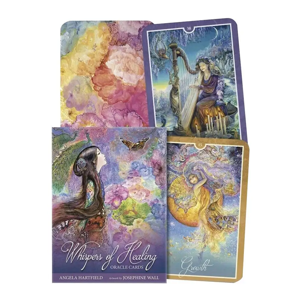50 Sheets Whispers Of Healing Oracle Tarot Cards Mysterious Divination Family Party Playing Cards English Game Cards Deck Games
50 Sheets Whispers Of Healing Oracle Tarot Cards Mysterious Divination Family Party Playing Cards English Game Cards Deck Games
