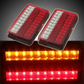 2PCS 20LED Red Tail Lights LED Trailer Light Back Up Turn Signal Lamp Truck Accessories LED Rear Lights For Trailer 12V
2PCS 20LED Red Tail Lights LED Trailer Light Back Up Turn Signal Lamp Truck Accessories LED Rear Lights For Trailer 12V