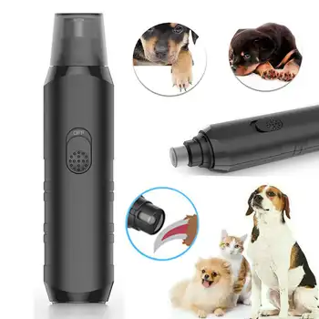 Automatic Electric Pet Nail Grinder Dog Nail Clippers Painless polishing Cat Paws Nail Cutter Grooming Trimmer Black/White
Automatic Electric Pet Nail Grinder Dog Nail Clippers Painless polishing Cat Paws Nail Cutter Grooming Trimmer Black/White