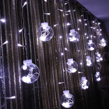 Adeeing Globe Ball Fairy String Light Curtain Lamp for Wedding Party Home Decor Multicolor
Adeeing Globe Ball Fairy String Light Curtain Lamp for Wedding Party Home Decor Multicolor