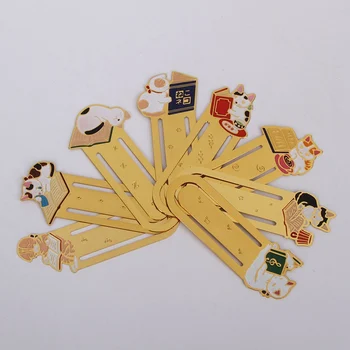 1 Pcs Bookmark Cartoon Pottering Cat Book Mark Book Markers Kawaii Kittens Metal Bookmark Book School Office Supplies Stationery
1 Pcs Bookmark Cartoon Pottering Cat Book Mark Book Markers Kawaii Kittens Metal Bookmark Book School Office Supplies Stationery