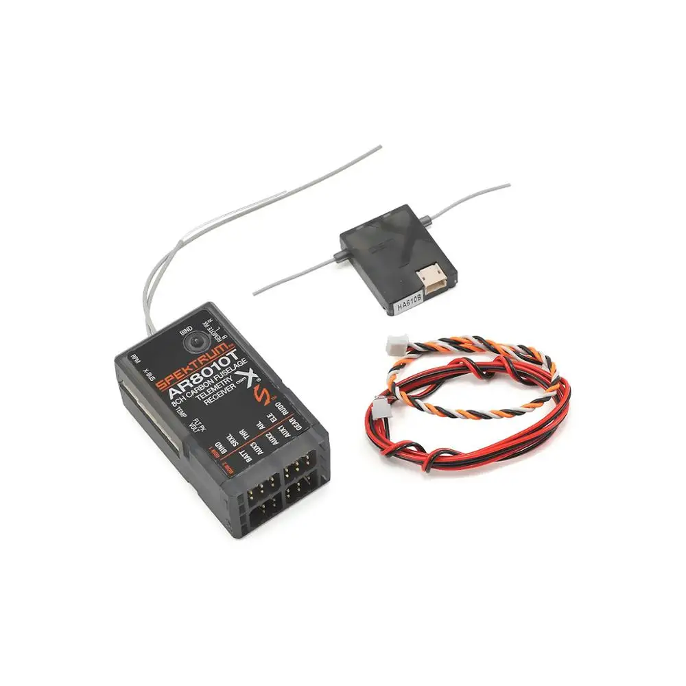 Original Spektrum AR8010T 8-channel DSMX receiver with built-in telemetry module for small / large drone aircraft RC drone parts
Original Spektrum AR8010T 8-channel DSMX receiver with built-in telemetry module for small / large drone aircraft RC drone parts