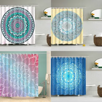 Mandala Shower Curtain 3D Printed Bathroom Waterproof Polyester Bath Curtain Octopus Washable Bath Decor Curtains With 12 Hooks
Mandala Shower Curtain 3D Printed Bathroom Waterproof Polyester Bath Curtain Octopus Washable Bath Decor Curtains With 12 Hooks