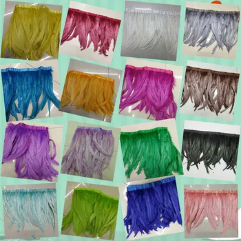 19 Color Wholesale 2/10 Meters Rooster Feathers Ribbon 30-35 cm/12-14 inch For DIY Clothing Stage Performances Decoration
19 Color Wholesale 2/10 Meters Rooster Feathers Ribbon 30-35 cm/12-14 inch For DIY Clothing Stage Performances Decoration
