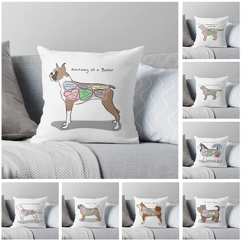 Carton Dog Series Pillow Cover for Sofa Cushion Cover 45x45 French Bulldog Decorative Housse de Coussin Nordic Home Decor
Carton Dog Series Pillow Cover for Sofa Cushion Cover 45x45 French Bulldog Decorative Housse de Coussin Nordic Home Decor