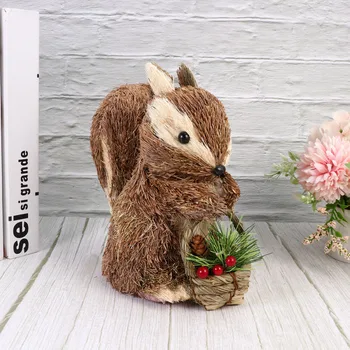 1Pc Home Decor Fashion Adorable Exquisite Creative Grass Squirrel Craft Squirrel Decor Desktop Ornament for Office
1Pc Home Decor Fashion Adorable Exquisite Creative Grass Squirrel Craft Squirrel Decor Desktop Ornament for Office