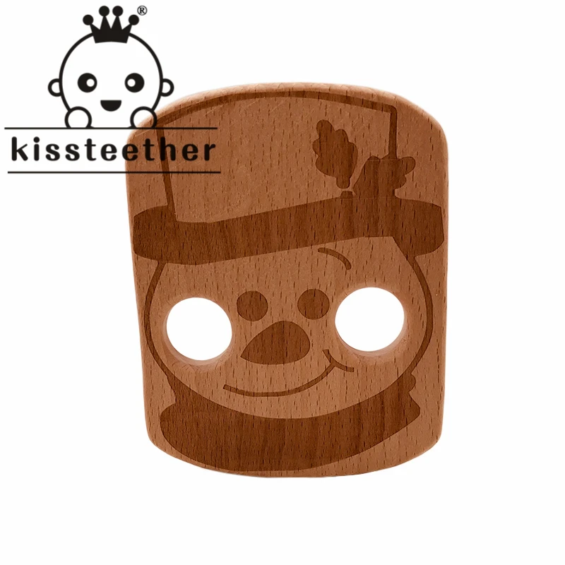 Kissteether Food Grade Snowman Beech Wooden Teethers Baby Teether for Kids Children's Toys Diy Making Wooden Rings Teething Toys
Kissteether Food Grade Snowman Beech Wooden Teethers Baby Teether for Kids Children's Toys Diy Making Wooden Rings Teething Toys