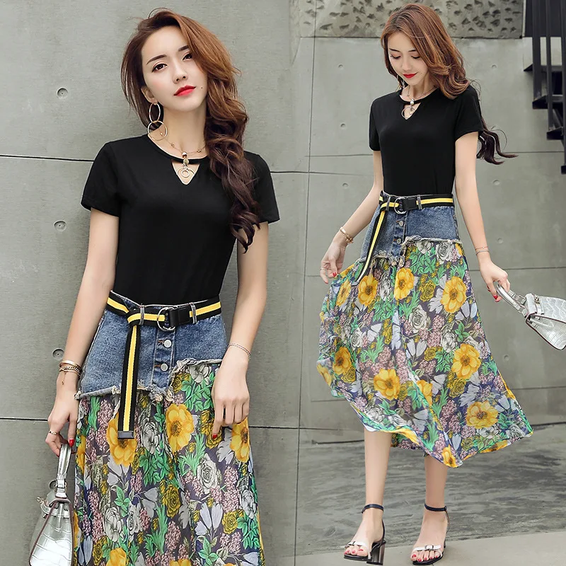 Little Fairy Nice Skirt INS Women's 2019 Summer Elegant CHIC Cowboy Two-Piece Chiffon Dress Women's
Little Fairy Nice Skirt INS Women's 2019 Summer Elegant CHIC Cowboy Two-Piece Chiffon Dress Women's