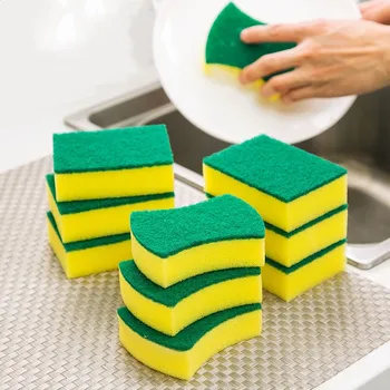 6pcs Dishwashing Sponge Kitchen Decontamination Cloth High Density Magic Sponge Eraser Kitchen Double-sided Cleaning Tool
6pcs Dishwashing Sponge Kitchen Decontamination Cloth High Density Magic Sponge Eraser Kitchen Double-sided Cleaning Tool