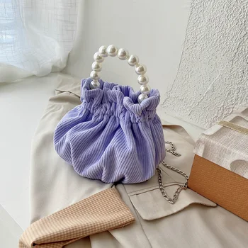 Fashion Women Totes Bag Classic Texture Delicate Creative Design Chic Pearl Mini Leather Pleated Small Sling Shoulder Handbag
Fashion Women Totes Bag Classic Texture Delicate Creative Design Chic Pearl Mini Leather Pleated Small Sling Shoulder Handbag