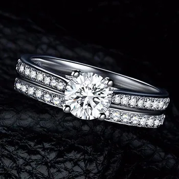 TF-286 Charm Silver Color Ring Women's Jewelry Crystal Wedding Jewelry Engagement Head Panel Couple Ring Lover Size 5 6 7 8
TF-286 Charm Silver Color Ring Women's Jewelry Crystal Wedding Jewelry Engagement Head Panel Couple Ring Lover Size 5 6 7 8