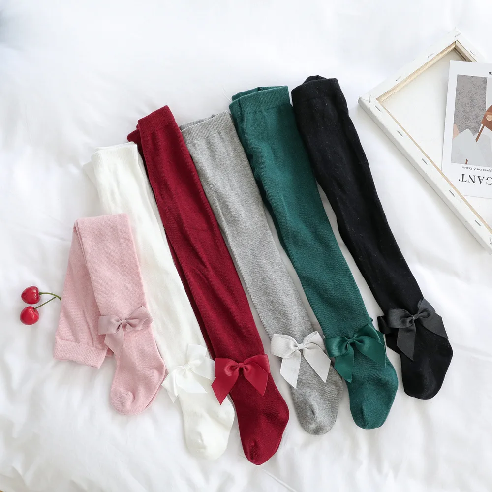 Newborn Baby Warm Tights Hand-stitched Bow Stockings Solid Color Girls Pantyhose Children's Clothing Baby Winter Tights 0-2 Year
Newborn Baby Warm Tights Hand-stitched Bow Stockings Solid Color Girls Pantyhose Children's Clothing Baby Winter Tights 0-2 Year