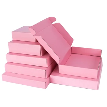 5Pcs/10Pcs Kraft Paper Pink DIY Foldable Papercard Boxes Gift Pack Boxes Electronic Accessories Clothing Shoes for Christmas 
5Pcs/10Pcs Kraft Paper Pink DIY Foldable Papercard Boxes Gift Pack Boxes Electronic Accessories Clothing Shoes for Christmas