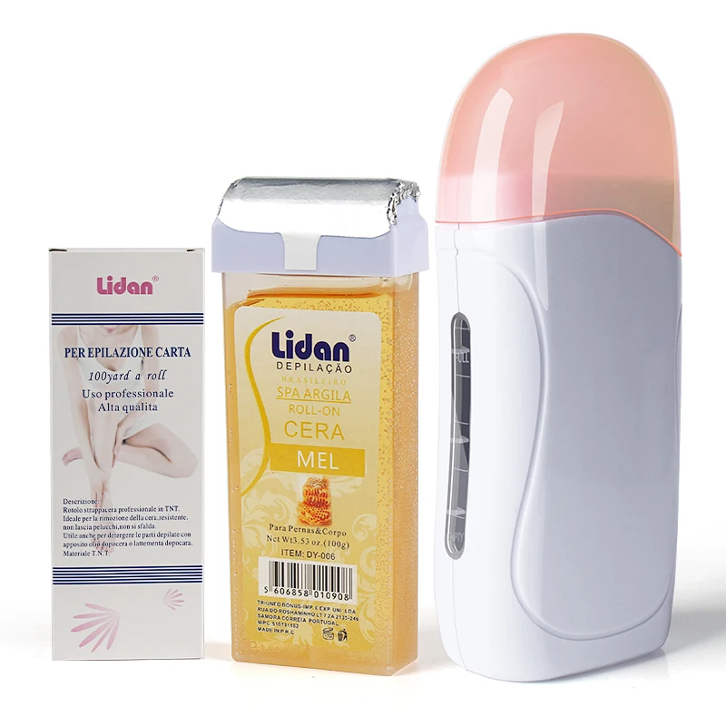 Wax-melt Machine Heater 100g Wax 3 In 1Depilatory Stickers Set Wet Strips With Epilator Cartridge Paper Electric Hair Removal
Wax-melt Machine Heater 100g Wax 3 In 1Depilatory Stickers Set Wet Strips With Epilator Cartridge Paper Electric Hair Removal