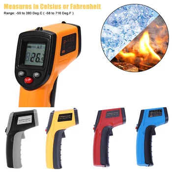 -50~380C Digital GM320 Infrared Thermometer Non Contact Infrared Thermometer Pyrometer IR Laser Temperature Meter
-50~380C Digital GM320 Infrared Thermometer Non Contact Infrared Thermometer Pyrometer IR Laser Temperature Meter