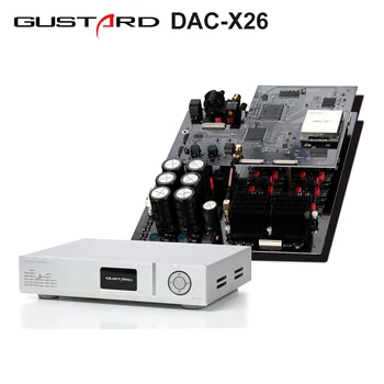 GUSTARD DAC-X26 HIFI AUDIO DAC Dual ES9038PRO DSP PLL Native Balanced Decoder
GUSTARD DAC-X26 HIFI AUDIO DAC Dual ES9038PRO DSP PLL Native Balanced Decoder