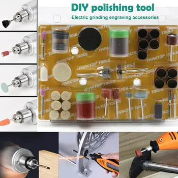 105pcs Electric Suit Tool Kits DIY Sandpaper Bar Circle Renovation Grinding Tool Set Wool Polishing Wheel Steel Brush Carpenter
105pcs Electric Suit Tool Kits DIY Sandpaper Bar Circle Renovation Grinding Tool Set Wool Polishing Wheel Steel Brush Carpenter