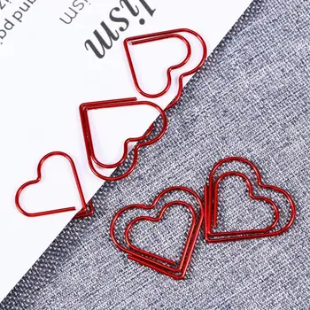12pcs Metal Love Heart Shaped Paper Clips Note Photo Sign Clips Bookmark Clips for Home Office School
12pcs Metal Love Heart Shaped Paper Clips Note Photo Sign Clips Bookmark Clips for Home Office School