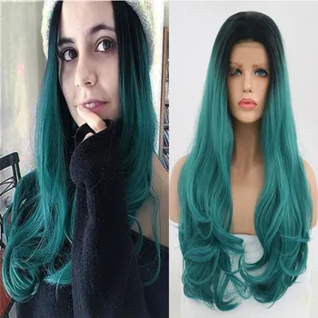 RONGDUOYI Heat Resistant Blonde Lace Wigs for Women Synthetic Lace Front Wig ombre Green/Brown Fiber Hair Natural Wave
RONGDUOYI Heat Resistant Blonde Lace Wigs for Women Synthetic Lace Front Wig ombre Green/Brown Fiber Hair Natural Wave