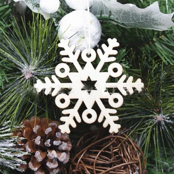 10 Pcs Wood Snowflake Embellishments Rustic Christmas Decorations For Home Xmas Tree Hanging Ornament Navidad Party
10 Pcs Wood Snowflake Embellishments Rustic Christmas Decorations For Home Xmas Tree Hanging Ornament Navidad Party