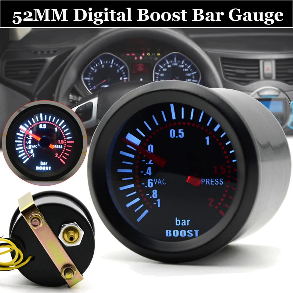52mm Psi Turbo Meter Car Universal LED Boost Gauge +Pod Holder+Hose Set High Accuracy Auto Boost Gauges
52mm Psi Turbo Meter Car Universal LED Boost Gauge +Pod Holder+Hose Set High Accuracy Auto Boost Gauges