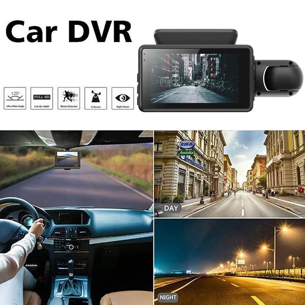 Dash Cam 1080P 3.0 Inch Car Driving Recorder Night Vision Parking G Sensor 170 Degree Wide Rearview Camera
Dash Cam 1080P 3.0 Inch Car Driving Recorder Night Vision Parking G Sensor 170 Degree Wide Rearview Camera