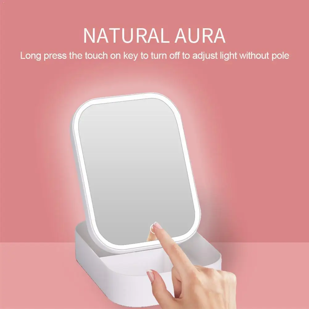 Multifunctional Makeup Mirror With Led Light Makeup Portable Single-sided Mirror Folding Mirror Desktop Y1L6
Multifunctional Makeup Mirror With Led Light Makeup Portable Single-sided Mirror Folding Mirror Desktop Y1L6