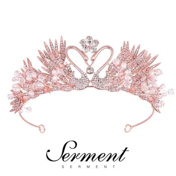 SERMENT Princess Wedding Bridal Bridesmaid Tiara Crown Girls Crystal Zircon Jewelry Hair Accessories Bride Birthday Crown
SERMENT Princess Wedding Bridal Bridesmaid Tiara Crown Girls Crystal Zircon Jewelry Hair Accessories Bride Birthday Crown