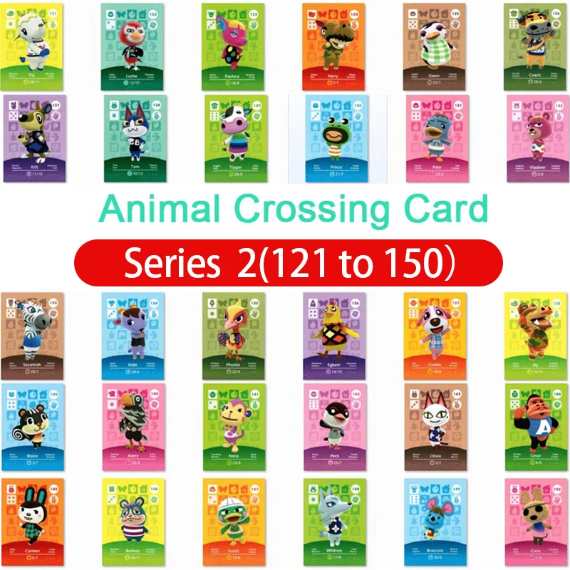 Animal Crossing Amiibo Card Amiibo Card Animal Crossing series 2 Nfc Card 121 to 150 Work for Ns Games Dropshipping
Animal Crossing Amiibo Card Amiibo Card Animal Crossing series 2 Nfc Card 121 to 150 Work for Ns Games Dropshipping