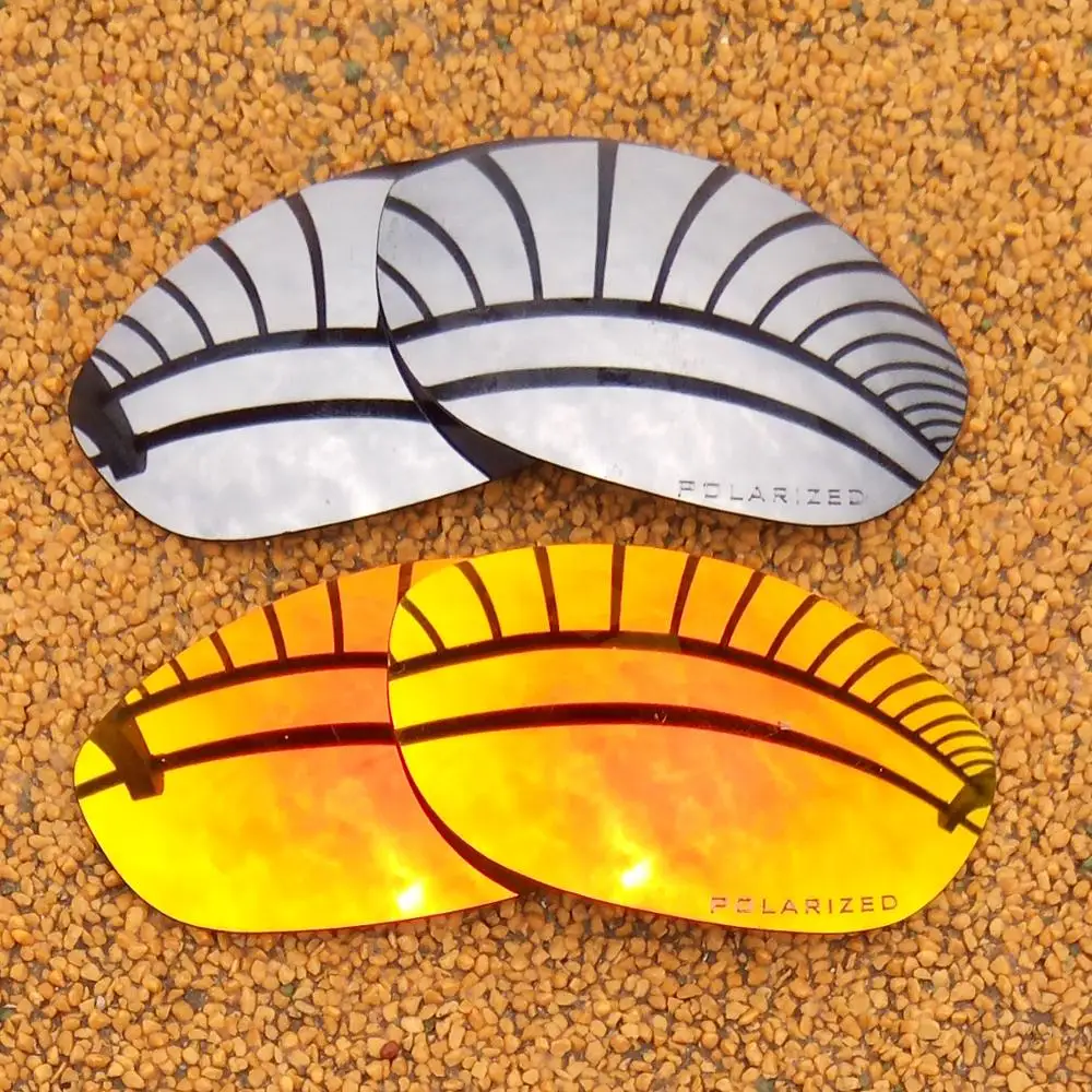 Silver Mirrored & Orange Red Mirrored Polarized Replacement Lenses for Monster Dog Frame 100% UVA & UVB
Silver Mirrored & Orange Red Mirrored Polarized Replacement Lenses for Monster Dog Frame 100% UVA & UVB