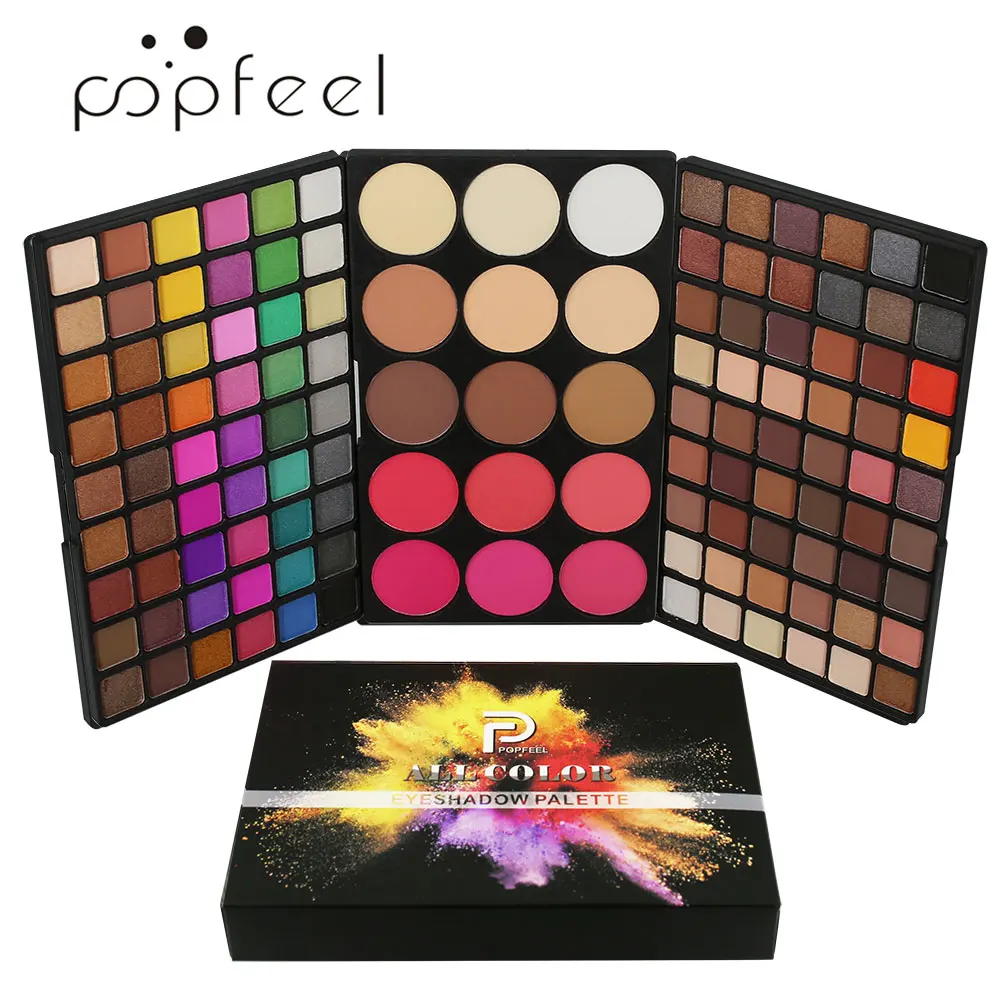 POPFEEL 123 Color Matte Eyeshadow Power Palette + 15 Color Facial Blush Highlighter Glitter Make Up Pigment Eyes Makeup Pallete
POPFEEL 123 Color Matte Eyeshadow Power Palette + 15 Color Facial Blush Highlighter Glitter Make Up Pigment Eyes Makeup Pallete