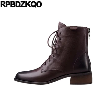 short military block combat winter women brand fur front lace up casual ankle boots autumn chunky shoes square toe booties brown
short military block combat winter women brand fur front lace up casual ankle boots autumn chunky shoes square toe booties brown