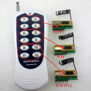 12CH Wireless Transceiver Codec RF Remote Control Module 3-5V Delay Receiver for Arduino UNO MEGA2560 DUE ZERO
12CH Wireless Transceiver Codec RF Remote Control Module 3-5V Delay Receiver for Arduino UNO MEGA2560 DUE ZERO