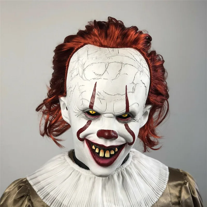 Stephen King's It: Chapter Two Pennywise Mask Joker Clown Cosplay Halloween Latex Full Face Cosplay Masks For Adult
Stephen King's It: Chapter Two Pennywise Mask Joker Clown Cosplay Halloween Latex Full Face Cosplay Masks For Adult
