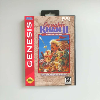Genghis Khan 2 - USA Cover With Retail Box 16 Bit MD Game Card for Sega Megadrive Genesis Video Game Console
Genghis Khan 2 - USA Cover With Retail Box 16 Bit MD Game Card for Sega Megadrive Genesis Video Game Console