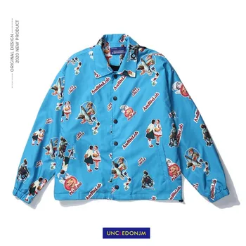 UNCLEDONJM Children Fun Printed Hip-hop Coach Jacket Couple's Fashion windbreaker baseball jacket designer clothes sur-93008 
UNCLEDONJM Children Fun Printed Hip-hop Coach Jacket Couple's Fashion windbreaker baseball jacket designer clothes sur-93008