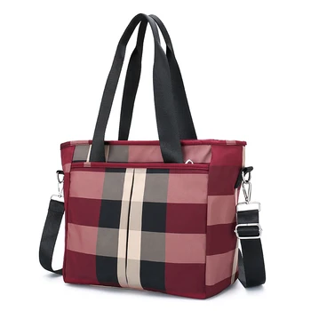 Fashion Women's Bags Casual Shoulder Bags Trendy Large Bags Lattice Lightweight Women's Handbags Wild Large Capacity Mummy Bags
Fashion Women's Bags Casual Shoulder Bags Trendy Large Bags Lattice Lightweight Women's Handbags Wild Large Capacity Mummy Bags