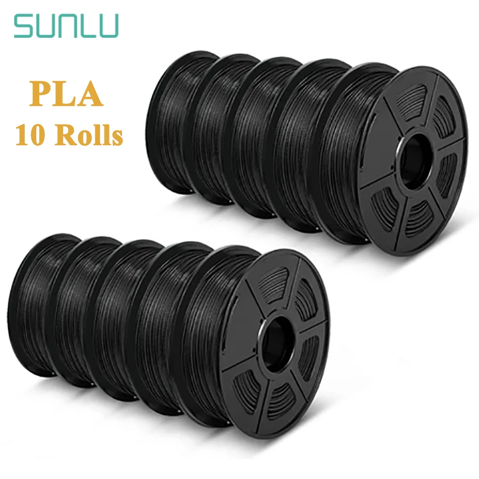 SUNLU PLA Filament 1.75mm 1kg 3D Printer Filament Plastic PLA 3D Printing Materials 10rolls/set
SUNLU PLA Filament 1.75mm 1kg 3D Printer Filament Plastic PLA 3D Printing Materials 10rolls/set