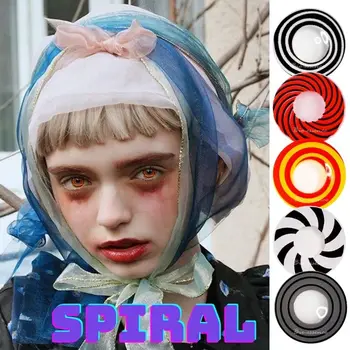 Color Contact Lenses Spiral Series Halloween Cosplay Contact lenses for Eyes 14.5mm Makeup lenti a contatto cosplay Bio-essence
Color Contact Lenses Spiral Series Halloween Cosplay Contact lenses for Eyes 14.5mm Makeup lenti a contatto cosplay Bio-essence