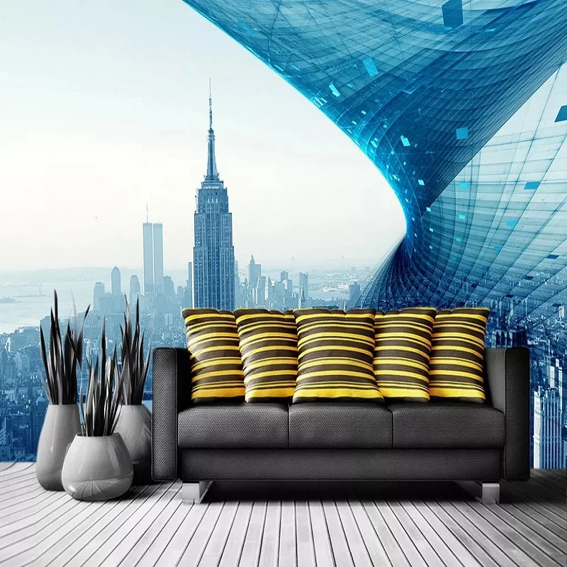 Custom large mural 3D wallpaper Modern creative 3D expansion space urban space bedroom TV wall decor deep 5D embossed
Custom large mural 3D wallpaper Modern creative 3D expansion space urban space bedroom TV wall decor deep 5D embossed