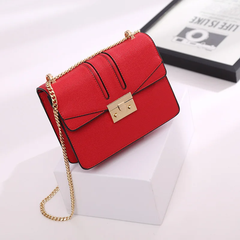 Bag Woman Small Woman Package 2019 Lock Small Square Package Chain Messenger Single Shoulder Package Package
Bag Woman Small Woman Package 2019 Lock Small Square Package Chain Messenger Single Shoulder Package Package