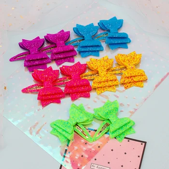 2pcs/Set Baby Fluorescent Color Hairpins Girls Cute Sequins Shiny Barrettes Kids Double Bow Hairclips Clip Infant Hair Ornament
2pcs/Set Baby Fluorescent Color Hairpins Girls Cute Sequins Shiny Barrettes Kids Double Bow Hairclips Clip Infant Hair Ornament