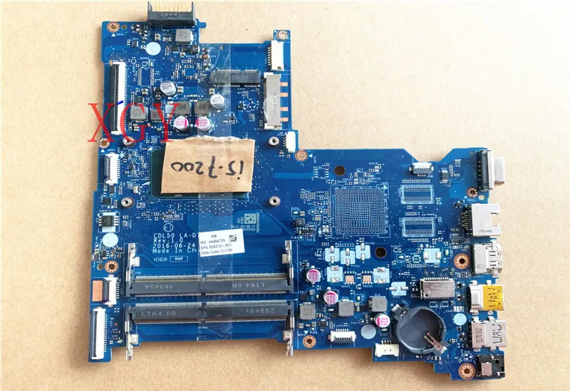 Материнская плата CDL50 для ноутбука HP серии 15-AY 903792-601 SR2ZU LA-D707P DDR4 100% протестирована
Материнская плата CDL50 для ноутбука HP серии 15-AY 903792-601 SR2ZU LA-D707P DDR4 100% протестирована
