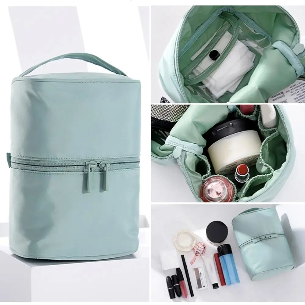 1 Pc Solid Cosmetic Bag Women New Travel Cylinder Toiletry Storage Bag Girls Makeup Shower Beauty Pouch Handbags Case Waterproof
1 Pc Solid Cosmetic Bag Women New Travel Cylinder Toiletry Storage Bag Girls Makeup Shower Beauty Pouch Handbags Case Waterproof