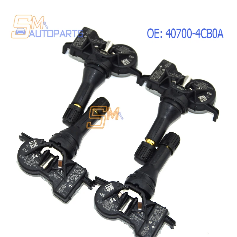 High Quality Tire Pressure Monitor Sensor 40700-4CB0A For Nissan X-Trail (T32) For Renault Talisman 40700-4CB1B 40700-4CB1A 433
High Quality Tire Pressure Monitor Sensor 40700-4CB0A For Nissan X-Trail (T32) For Renault Talisman 40700-4CB1B 40700-4CB1A 433